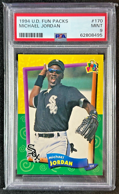 Michael Jordan RC 1994 U. D. Fun Pack #170 Rookie PSA 9 MINT 