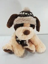 Hugfun International Kowloon, Hong Kong Plush Dog Winter Hat And Scarf Christmas
