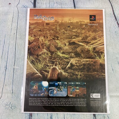 2001 Dark Cloud PS2 Video Game Vintage Print Ad/Poster Promo Art Magazine Page