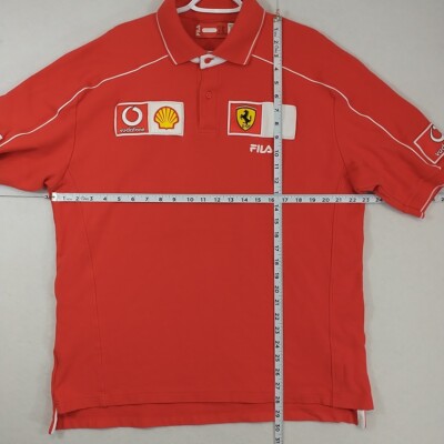 RACING FORMULA 1 SCUDERIA FERRARI POLO SHIRT FILA SCHUMACHER ERA