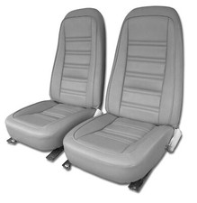 Corvette C3 Leather-like Vinyl Seat Covers Smoke 1976-1977 Corvette C3 Leather-like Vinyl Seat Covers Smoke 1976-1977