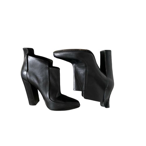 Alexander Wang Size 9 Black Leather Kim Runway Hills Ankle Boots Retail $695