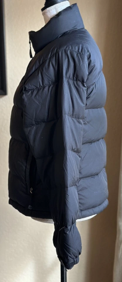 The North Face Jacket Womens Small Black Nuptse 700 Down Insulated Puffer VTG - Image 3 of 4