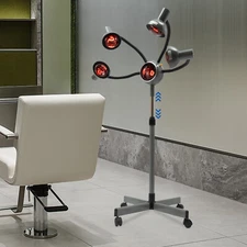 Infrared Light Heat Therapy 5 Head Red Lamp Salon Hair Perming Dyeing Steamer