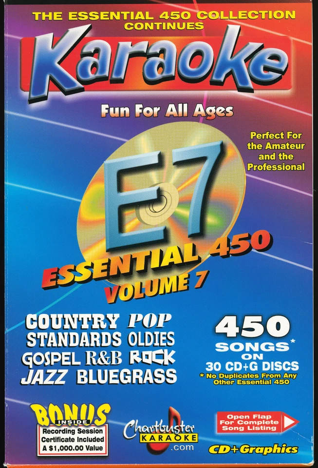 Chartbuster Karaoke Essentials 115 Disc SET Over 1800 Songs On CD+G Top Quality - Image 4 of 4