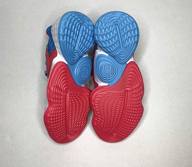 adidas Harden Vol 4 Pink Lemonade Light Glow Blue Gold Metallic F97188 - Yezshoes