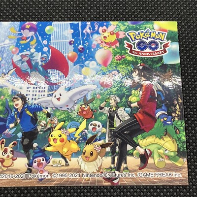 Pokemon GO 5th Aniniversary Sticker 2021 Pokemon Japanese - NM | eBay