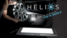 HELIOS Heavy Duty Auto Mechanic Drive-On Flat Panel 8,200 lumen LED Work Light