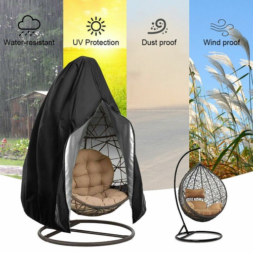 Waterproof Patio Garden Cover for Rattan Swing Hanging Egg Chair Seat Anti-UV - Bild 4 von 9