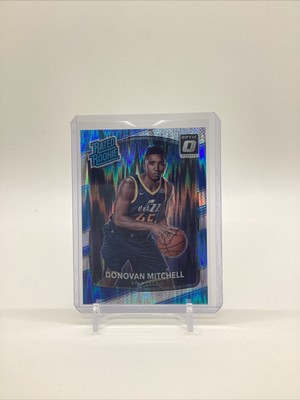 仕上げ砥石巣板-2017 Panini ドノバン ミッチェル RC 直筆サインカード