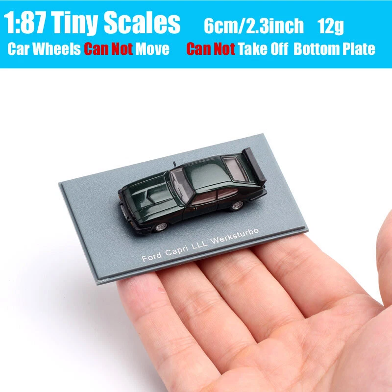 1/87 Tiny NEO Ford Capri LLL Werksturbo Resin Toy Vehicle Car Model Acrylic Box - Image 4 of 4