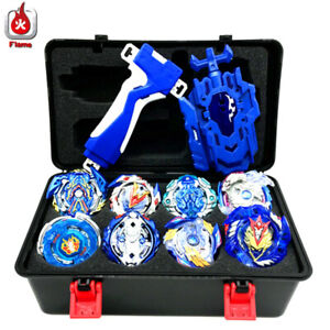 12Pcs Beyblade Burst Blue Set Cho-Z Valkyrie / Turbo Valtryek With Launcher Toys | eBay