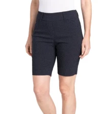 NEW Hilary Radley Women's Midweight 9" Inseam Bermuda Shorts Size Large