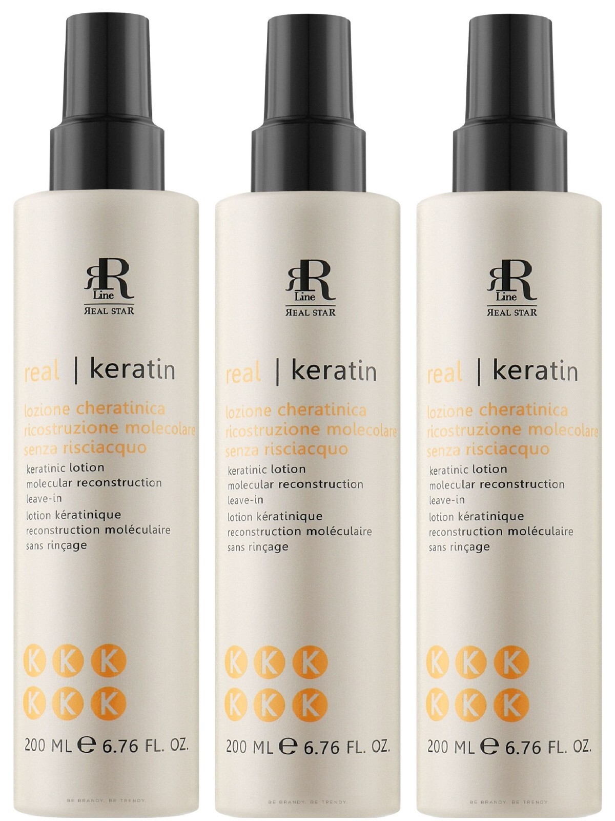 3X RR LINE KERATIN STAR LOZIONE CHERATINICA RICOSTRUZIONE MOLECOLARE SPRAY 200ML
