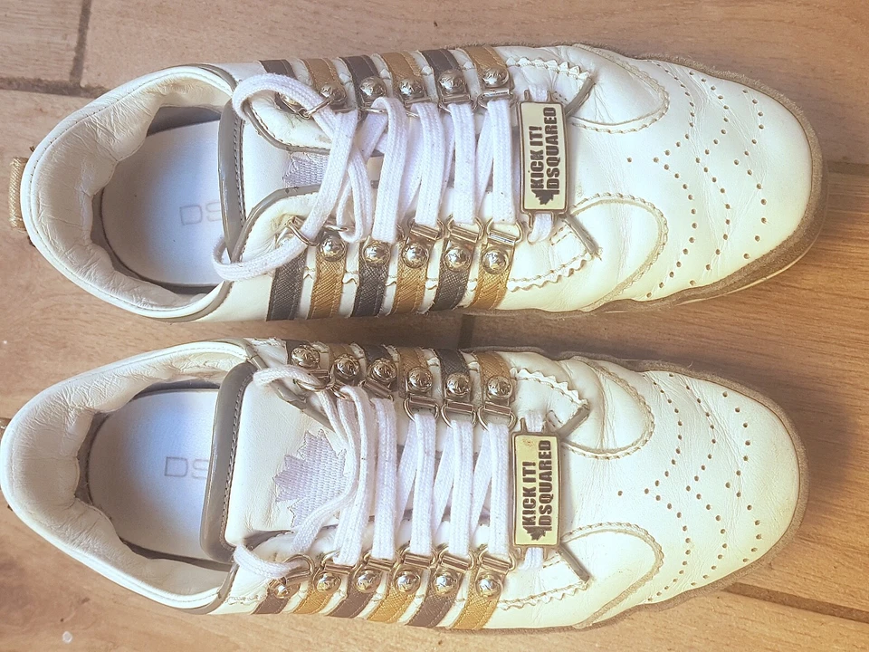 DSQUARED - ORIGINAL - Scarpe uomo - Num 39 - White - Immagine 4 di 4