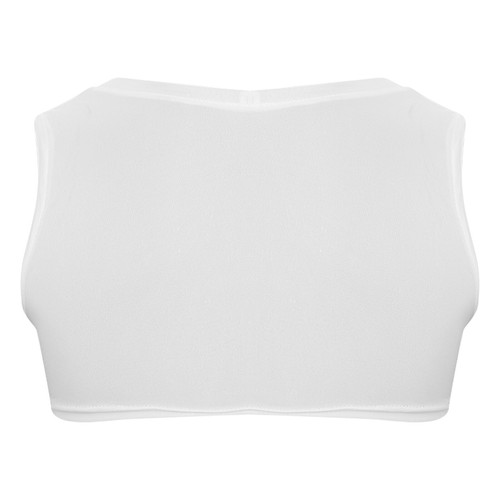 Mens Crop Top Low Scoop Neck Sportwear Slim Fit Tank Tops Stretchy Vest Fitness - Picture 26 of 156