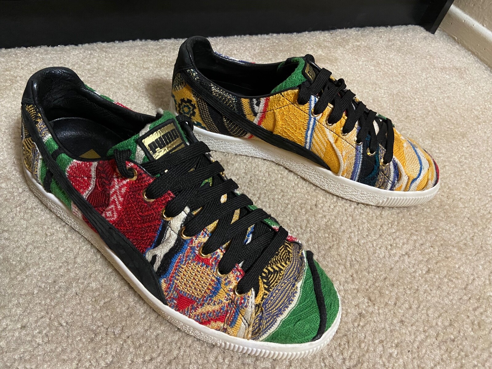 en un día festivo por no mencionar bolígrafo RARE~PUMA CLYDE X COOGI SHOES, &#039;SWEATER SHOE&#039; ~SOLD OUT 2017~  SIZE 8.5 Men&#039;s | eBay