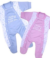 BabyPrem Premature Tiny Baby Clothes Boys Girls Sleepsuit Babygrow One-Piece