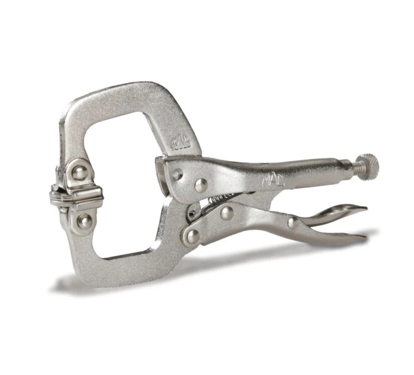 Mac Tools 4 C Clamp Locking Pliers With Swivel Pads MLP4CCSP eBay