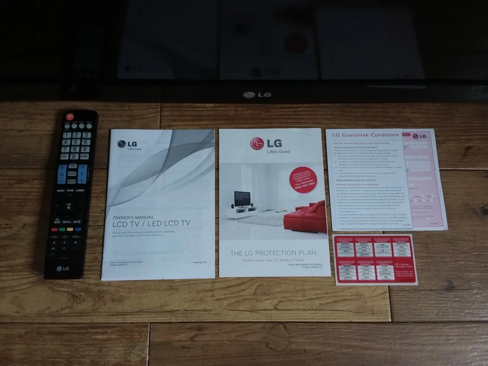 LG 42LE4500 42" 1080p HD LCD TV / LED Television - SPARES OR REPAIRS - ANGLESEY - Image 3 of 4