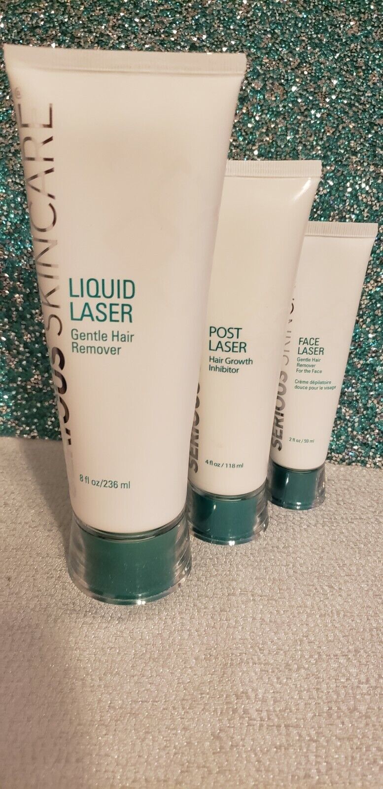 Serious Skin Care Liquid Laser Post Laser Face Laser Set New And Sealed 3 Pc Set