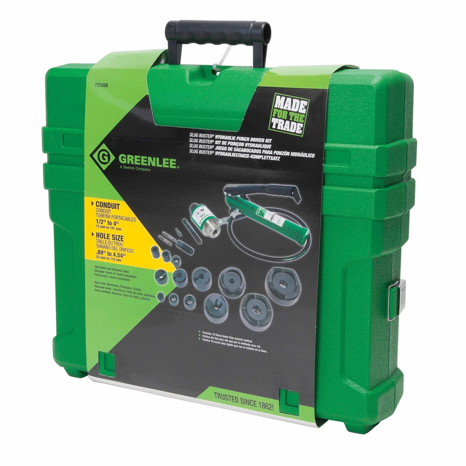 Greenlee 7310SB 1/2" - 4" Slug-Buster Ram y Bomba Manual Kit de Controlador Hidráulico Foto 4 de 4