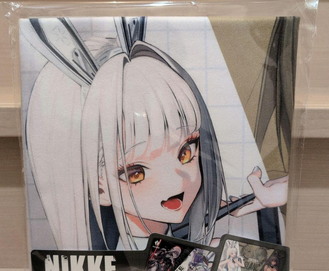 Goddess of Victory NIKKE Crane Game Giveaway Blanket BLACK&WHITE