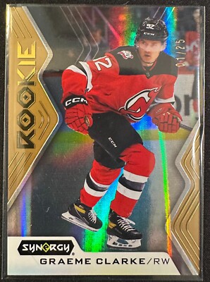 2024-25 UPPER DECK SYNERGY GRAEME CLARKE RC GOLD BOUNTY SSP #98 #01/25!