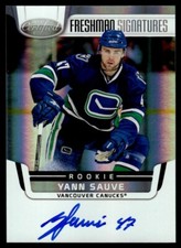 2011-12 Panini Certified FRESHMAN SIGNATURES Yann Sauve Rookie Auto Vancouver