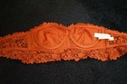 Auden xs rust brown lace strapless bra very good condition — photo 7