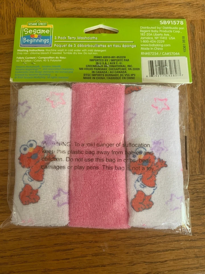 Paños de rizo Sesame Street Beginnings Foto 2 de 2