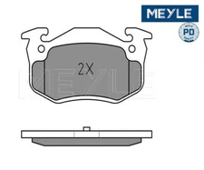 Brake pad set, disc brake MEYLE 0252097311/PD