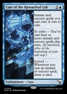 MTG Murders at Karlov Manor *FOIL* R Case of the Ransacked Lab #0045