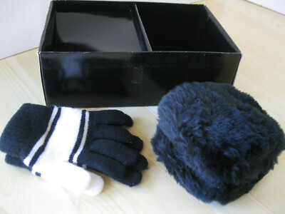 New Gift Set Big Super Size Thinsulate Ear Muffs & Magic Stretch Gloves Adult 