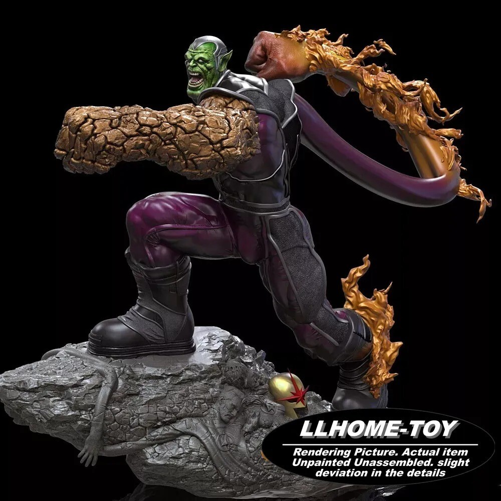 Super Skrull Resin 1:6 Model Kit Unpainted 3d Print Garage Kit Statue Figure
