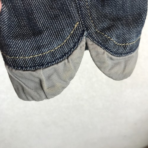 Venezia Jean Jacket Womens 14 Blue Beaded Dark Wash Classic Denim SAMPLE Flawed - Picture 12 of 12
