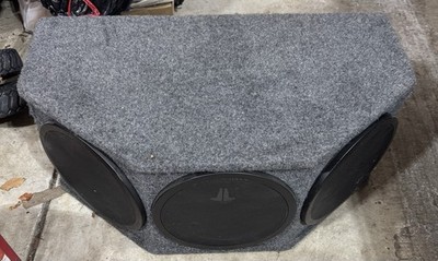 Three 12inch JL Audio Custom Subwoofer/Rockford Fosgate Amplifier Set
