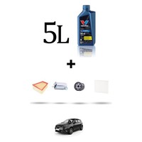 Hoffcar Wartungsset 4 Filter Und 5L ÖL FüR Renault Scenic III / Grand Scenic