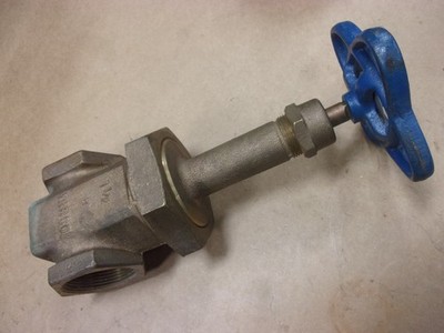 Nibco 1-1/2'' NPT Brass Bronze Gate Valve Water Pipe T-134 T134 150 SWP 300 WOG