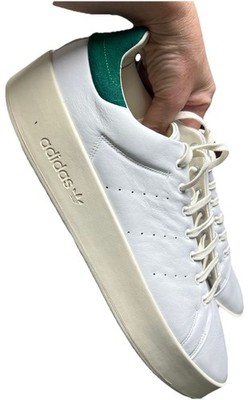 (B4/15)Size 11.5 Adidas  Stan Smith Recon Cloud White Green Sneakers