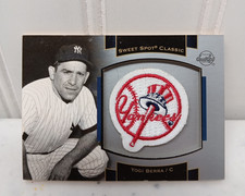 Upper Deck 2003 Sweet Spot Classic Yogi Berra Souvenir Logo Patch P-YB1 Yankees