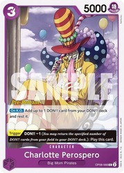 Charlotte Perospero OP08-068 Common - Two Legends Pre-Release One Piece TCG