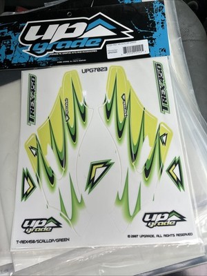 UpGrade Graphics. Align T-Rex 450 Scallop Green Decal Set. UPG7023