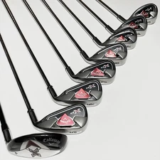 Callaway X24 Iron Set 4H, 5-9, PW, SW Uniflex Steel Shafts Graphite Shaft