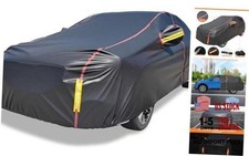 Car Cover Waterproof All Weather - 6 Layers - Full Exterior Covers L-SUV - Black