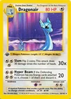 Pokemon TCG Base Set Shadowless Dragonair 18/102 Rare Stage 1 80 HP English