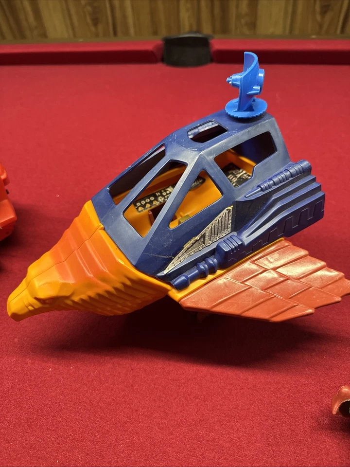 Vintage 80s He-Man Masters Of The Universe Lot: 3 Figures Battle Cat 2 Vehicles - Image 3 of 4