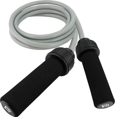 Weighted Jump Rope Workout 1LB Tangle-Free Ball Bearing Speed Skipping Rope MMA