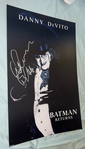 Danny Devito signed 12x18 Photo Batman Returns  With Proof