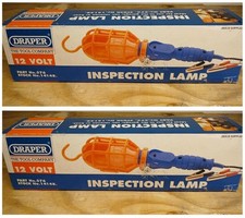 2x 12v Car Work Light Mechanics Inspection Lamp Garage Auto With Switch Draper